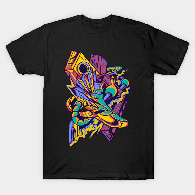 Flying Sneakers T-Shirt by azhartz